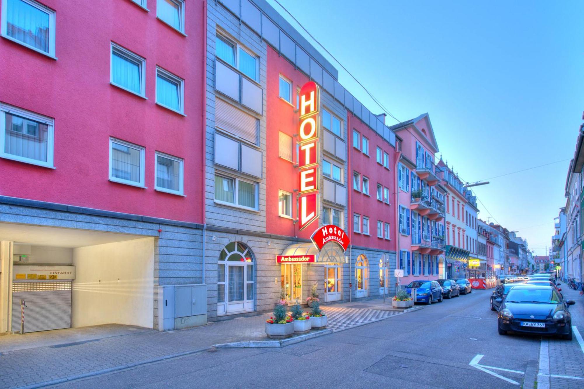 Ambassador Thecontinents Hotel Karlsruhe Bagian luar foto