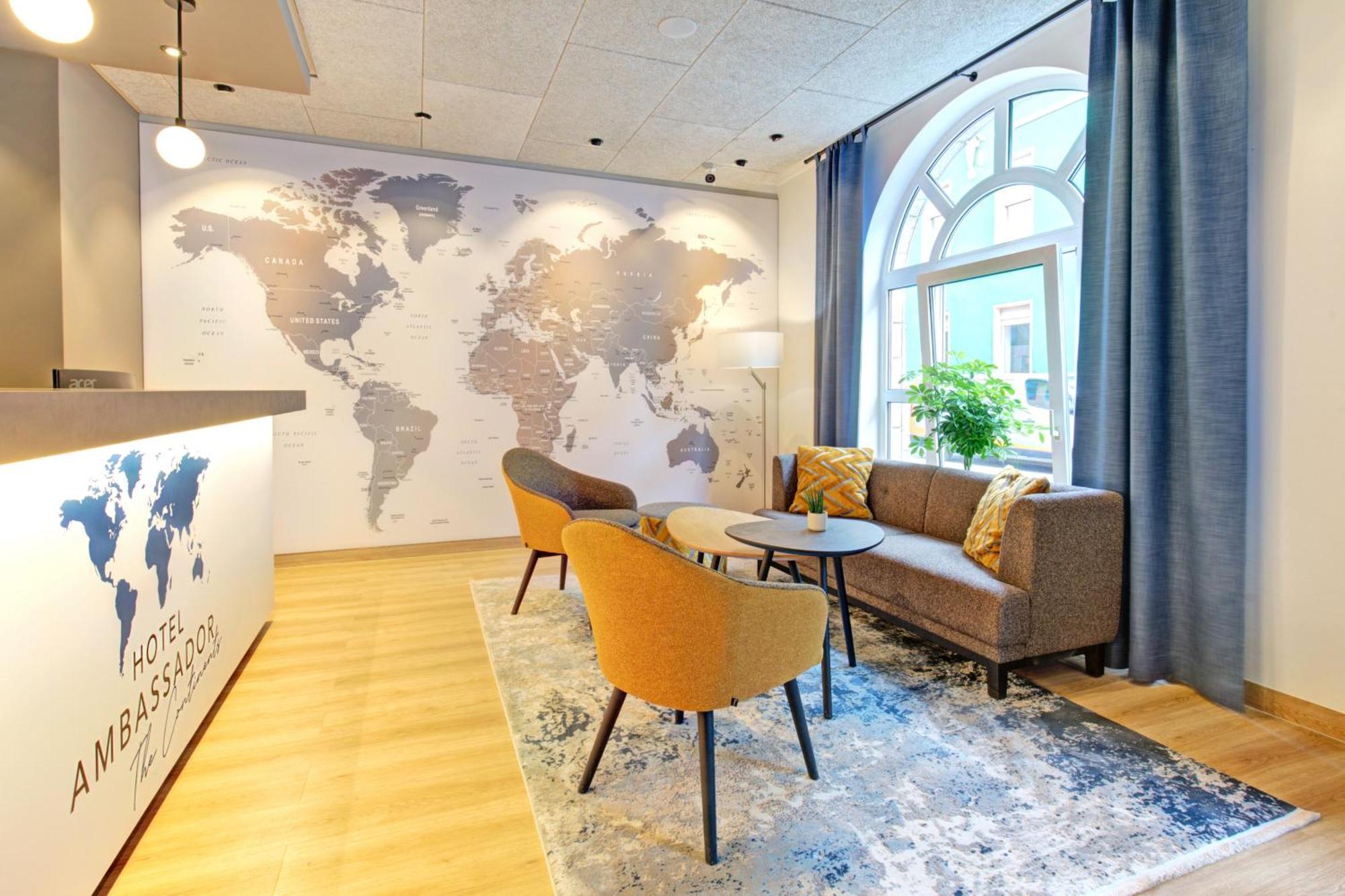 Ambassador Thecontinents Hotel Karlsruhe Bagian luar foto