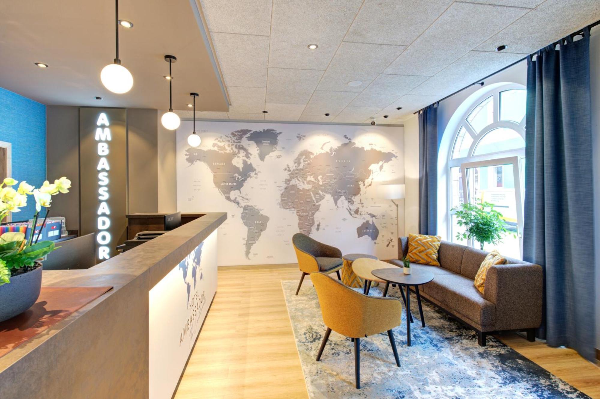 Ambassador Thecontinents Hotel Karlsruhe Bagian luar foto