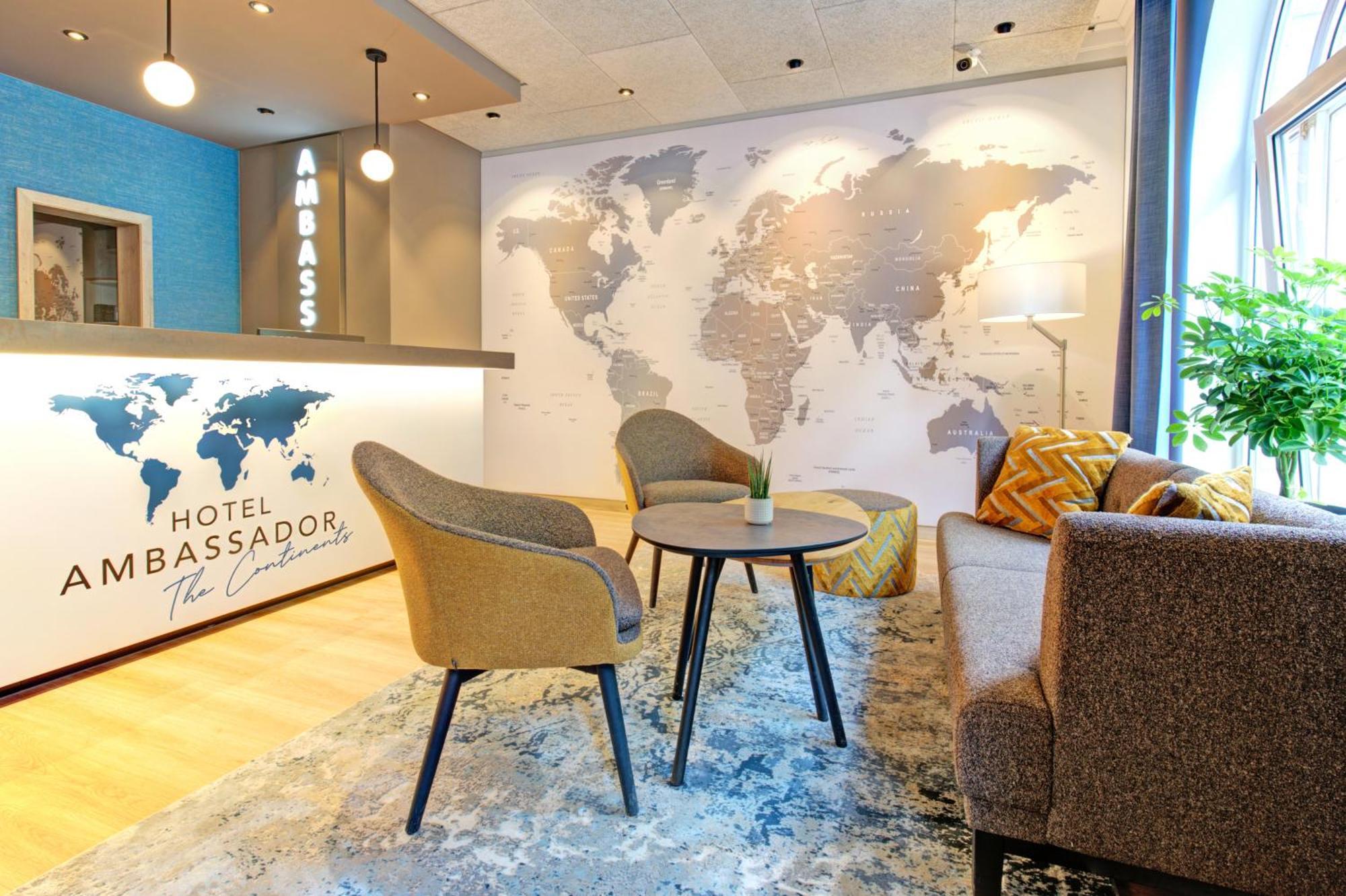Ambassador Thecontinents Hotel Karlsruhe Bagian luar foto